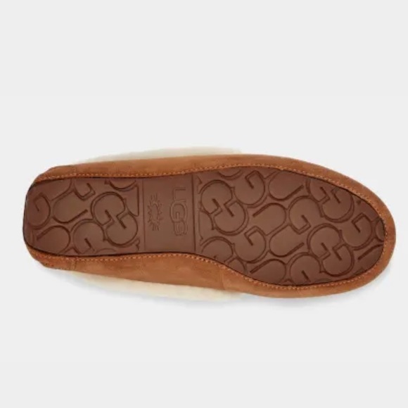 BNIB UGG Women Dakota Spill Seam Suede Shearling Lining Fur Chestnut Size 11 - Picture 7 of 15